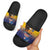 American Samoa Fautasi Slide Sandals Bald Eage and Sailfish with Kakau Motifs - Wonder Print Shop