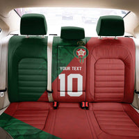 Custom Morocco National Football Back Car Seat Cover The Atlas Lions Spirit - Wonder Print Shop