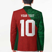 Custom Morocco National Football Blazer The Atlas Lions Spirit - Wonder Print Shop