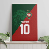Custom Morocco National Football Canvas Wall Art The Atlas Lions Spirit - Wonder Print Shop