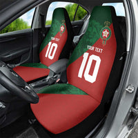 Custom Morocco National Football Car Seat Cover The Atlas Lions Spirit - Wonder Print Shop