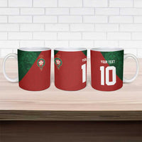 Custom Morocco National Football Ceramic Mug The Atlas Lions Spirit - Wonder Print Shop