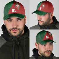 Custom Morocco National Football Classic Cap The Atlas Lions Spirit - Wonder Print Shop