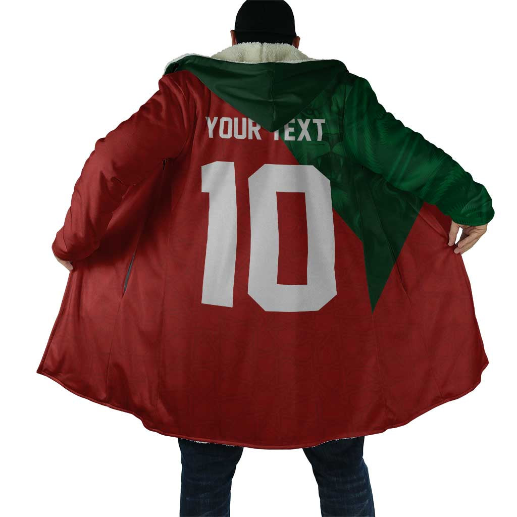 Custom Morocco National Football Cloak The Atlas Lions Spirit - Wonder Print Shop