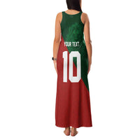 Custom Morocco National Football Family Matching Tank Maxi Dress and Hawaiian Shirt The Atlas Lions Spirit - Wonder Print Shop