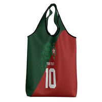 Custom Morocco National Football Grocery Bag The Atlas Lions Spirit - Wonder Print Shop