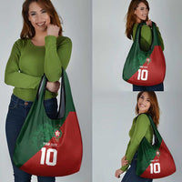 Custom Morocco National Football Grocery Bag The Atlas Lions Spirit - Wonder Print Shop