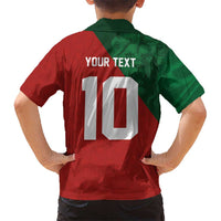 Custom Morocco National Football Kid Hawaiian Shirt The Atlas Lions Spirit - Wonder Print Shop