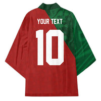 Custom Morocco National Football Kimono The Atlas Lions Spirit - Wonder Print Shop