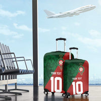 Custom Morocco National Football Luggage Cover The Atlas Lions Spirit - Wonder Print Shop