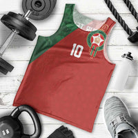 Custom Morocco National Football Men Tank Top The Atlas Lions Spirit - Wonder Print Shop