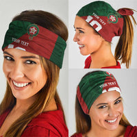 Custom Morocco National Football Neck Gaiter The Atlas Lions Spirit - Wonder Print Shop
