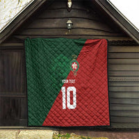 Custom Morocco National Football Quilt The Atlas Lions Spirit - Wonder Print Shop