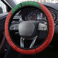 Morocco National Football Steering Wheel Cover The Atlas Lions Spirit - Wonder Print Shop