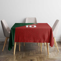 Custom Morocco National Football Tablecloth The Atlas Lions Spirit - Wonder Print Shop