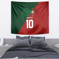 Custom Morocco National Football Tapestry The Atlas Lions Spirit - Wonder Print Shop