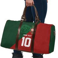 Custom Morocco National Football Travel Bag The Atlas Lions Spirit - Wonder Print Shop