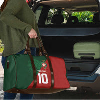 Custom Morocco National Football Travel Bag The Atlas Lions Spirit - Wonder Print Shop
