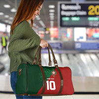 Custom Morocco National Football Travel Bag The Atlas Lions Spirit - Wonder Print Shop