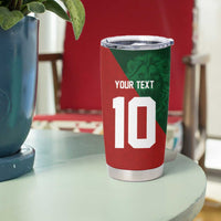 Custom Morocco National Football Tumbler Cup The Atlas Lions Spirit - Wonder Print Shop
