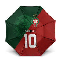 Custom Morocco National Football Umbrella The Atlas Lions Spirit - Wonder Print Shop