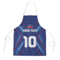 Custom Haiti National Football Apron Sporty Style - Wonder Print Shop