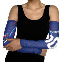 Custom Haiti National Football Arm Sleeves Sporty Style - Wonder Print Shop
