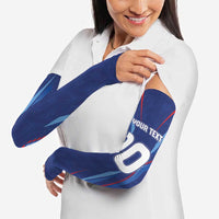 Custom Haiti National Football Arm Sleeves Sporty Style - Wonder Print Shop