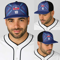 Custom Haiti National Football Baseball Net Cap Sporty Style - Wonder Print Shop