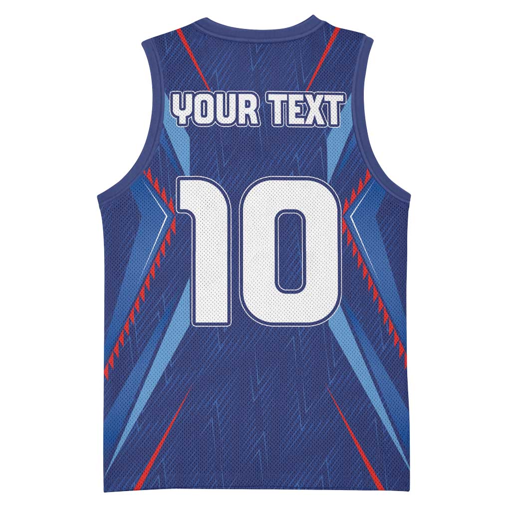 Custom Haiti National Football Basketball Jersey Sporty Style - Wonder Print Shop