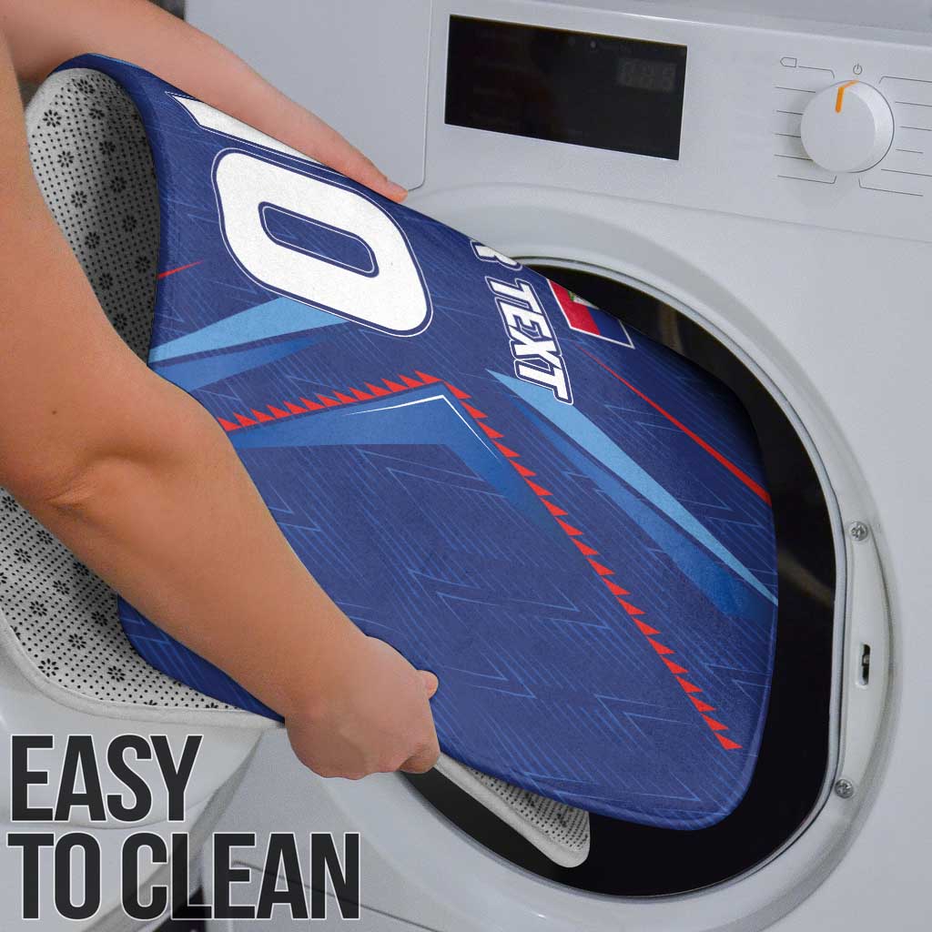 Custom Haiti National Football Bathroom Set Sporty Style - Wonder Print Shop