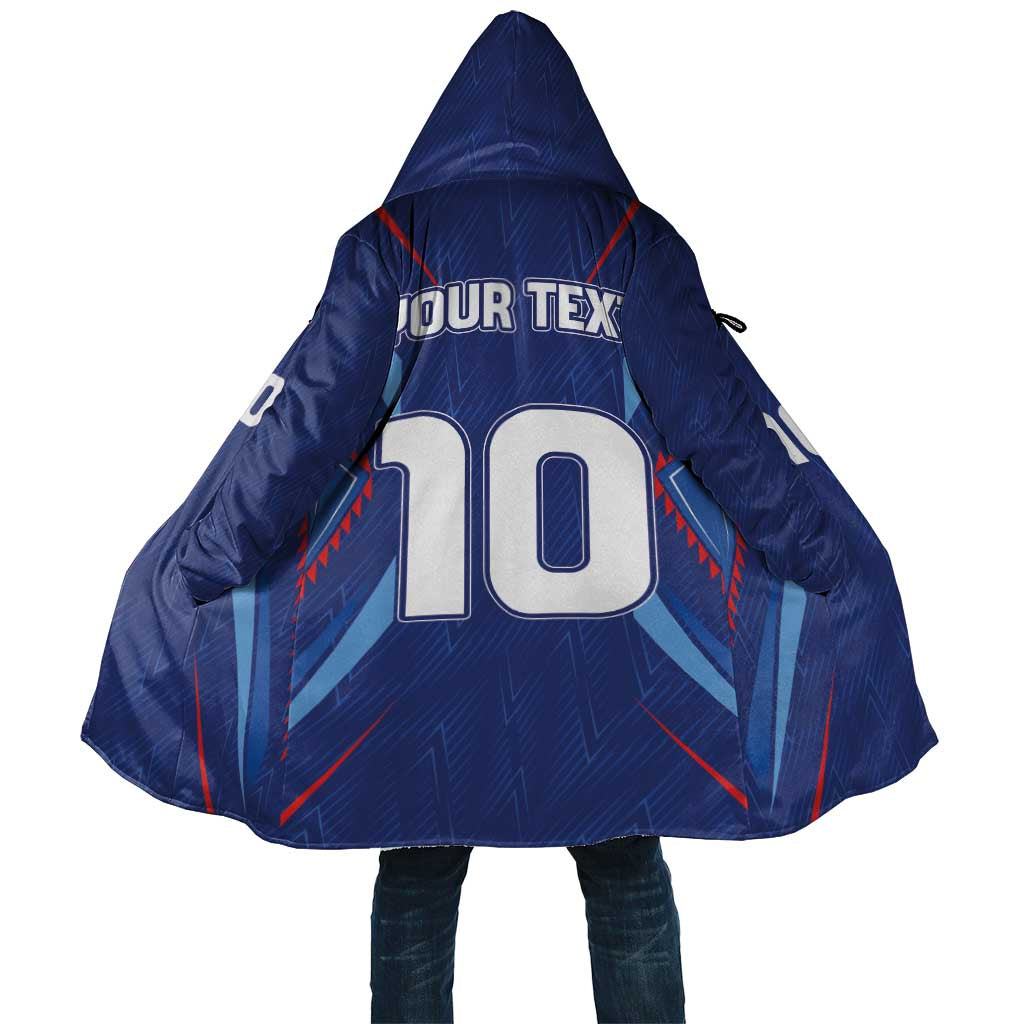 Custom Haiti National Football Cloak Sporty Style - Wonder Print Shop