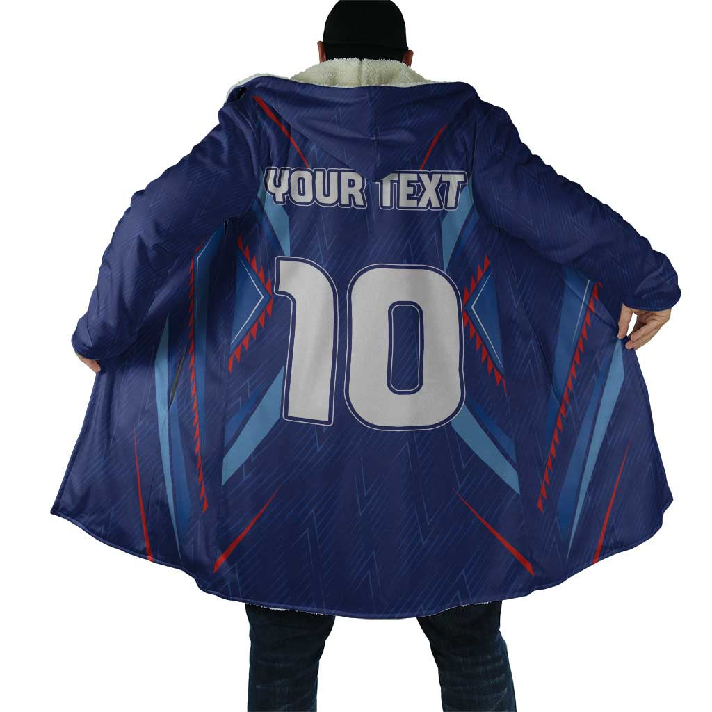 Custom Haiti National Football Cloak Sporty Style - Wonder Print Shop