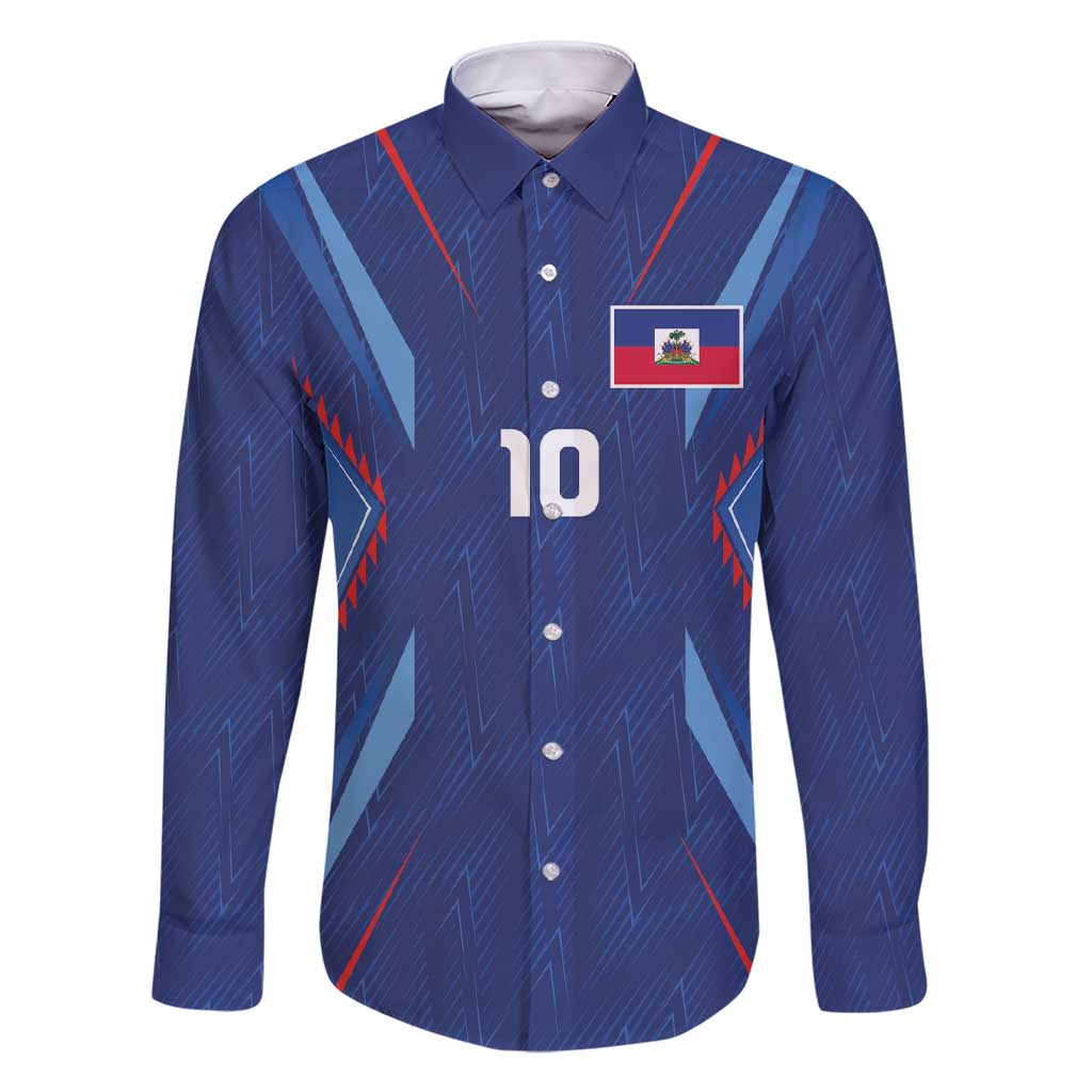 Custom Haiti National Football Family Matching Short Sleeve Bodycon Dress and Hawaiian Shirt Sporty Style - Wonder Print Shop