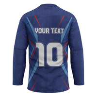 Custom Haiti National Football Hockey Jersey Sporty Style - Wonder Print Shop