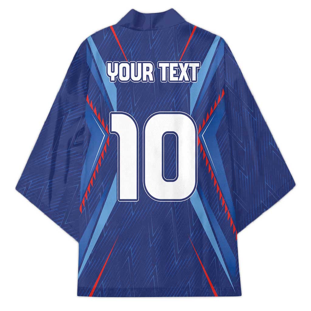 Custom Haiti National Football Kimono Sporty Style - Wonder Print Shop