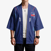 Custom Haiti National Football Kimono Sporty Style - Wonder Print Shop
