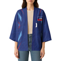 Custom Haiti National Football Kimono Sporty Style - Wonder Print Shop