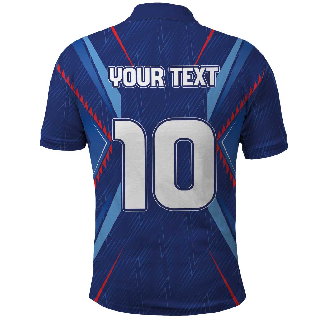 Custom Haiti National Football Polo Shirt Sporty Style - Wonder Print Shop