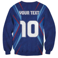 Custom Haiti National Football Sweatshirt Sporty Style - Wonder Print Shop