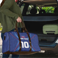 Custom Haiti National Football Travel Bag Sporty Style - Wonder Print Shop