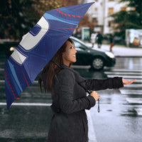 Custom Haiti National Football Umbrella Sporty Style - Wonder Print Shop
