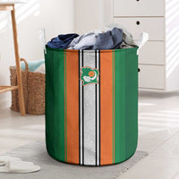 Ivory Coast National Football Laundry Basket Les Elephants-Striped Sport Style - Wonder Print Shop