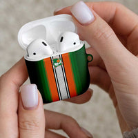 Ivory Coast National Football AirPods Case Les Elephants-Striped Sport Style - Wonder Print Shop