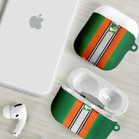 Ivory Coast National Football AirPods Case Les Elephants-Striped Sport Style - Wonder Print Shop