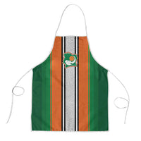 Ivory Coast National Football Apron Les Elephants-Striped Sport Style - Wonder Print Shop