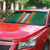 Ivory Coast National Football Auto Sun Shade Les Elephants-Striped Sport Style - Wonder Print Shop