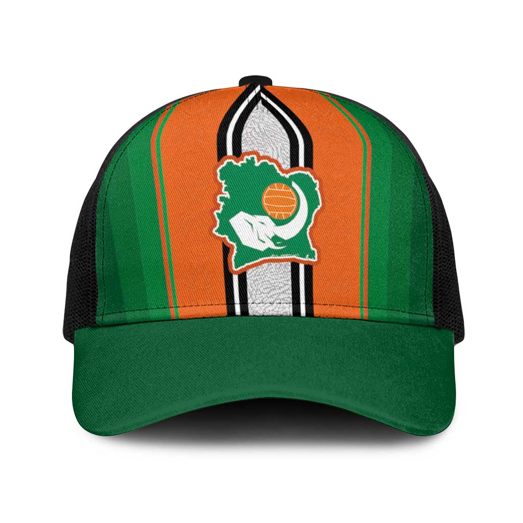 Ivory Coast National Football Baseball Net Cap Les Elephants-Striped Sport Style - Wonder Print Shop