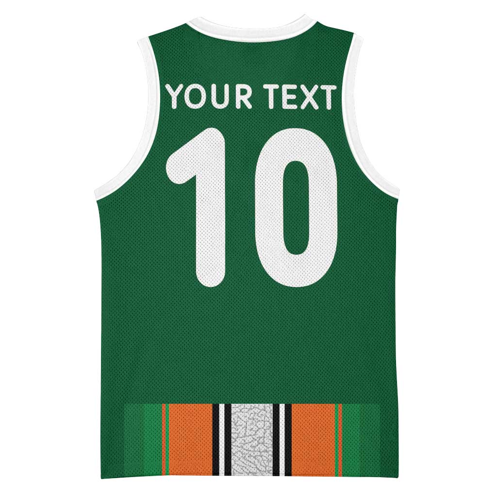 Custom Ivory Coast National Football Basketball Jersey Les Elephants-Striped Sport Style - Wonder Print Shop