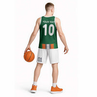 Custom Ivory Coast National Football Basketball Jersey Les Elephants-Striped Sport Style - Wonder Print Shop